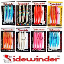 Sidewinder Super Solid  Holo Sandeels  Cod Bass Wrasse Ling Sea Fishing Lures