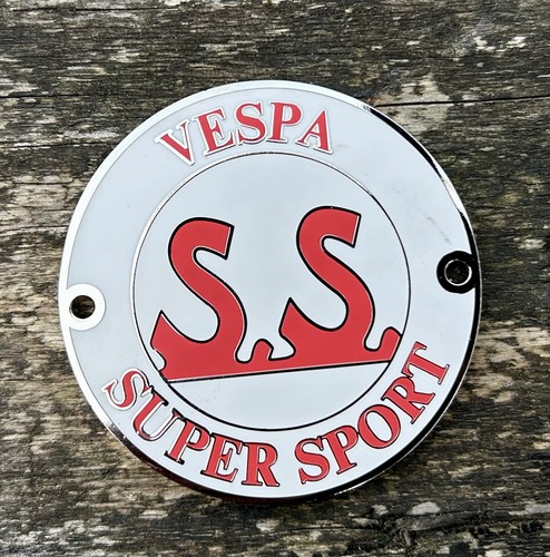 Vespa badge red ulma - vespa,