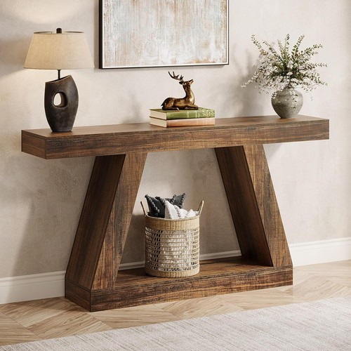 Farmhouse console table - console,