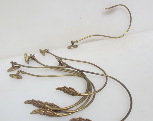 Antique brass curtain - curtain, tie