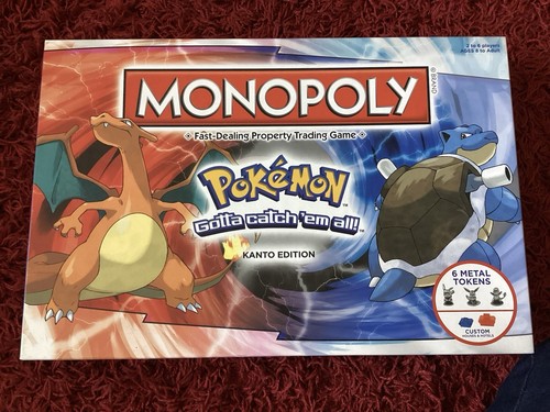 Hasbro pokemon monopoly kanto - monopoly,