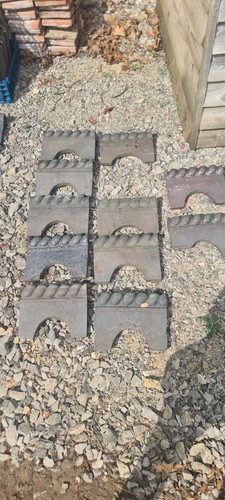 Victorian edging tiles garden - victorian,