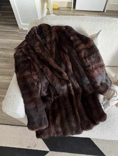 Real fur coat - real,