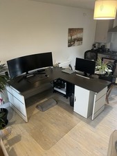 L shape desk for office and