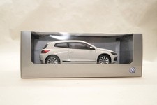 VW Scirocco 1:18 White Candy White Norev Dealer Model Car with Original Box