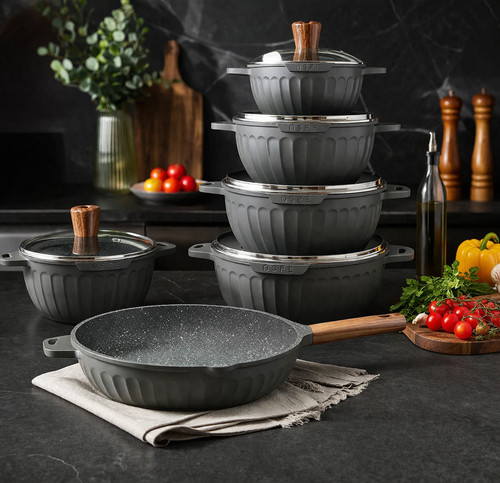 Granite cookware set piece - set,