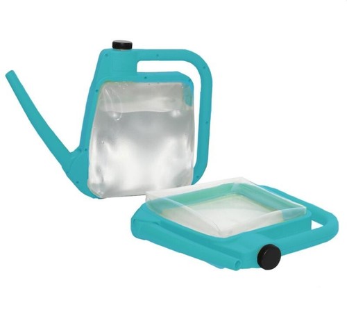 Collapsable blue watering can - collapsable,