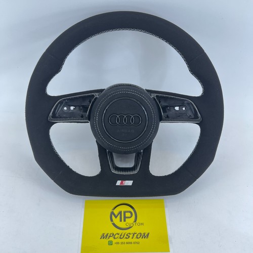 Black alcantara steering wheel - black,