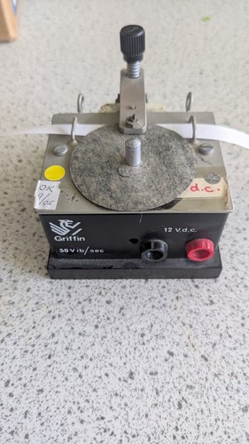 Ticker tape timer made - ticker,
