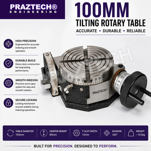 100mm tilting rotary table - rotary,