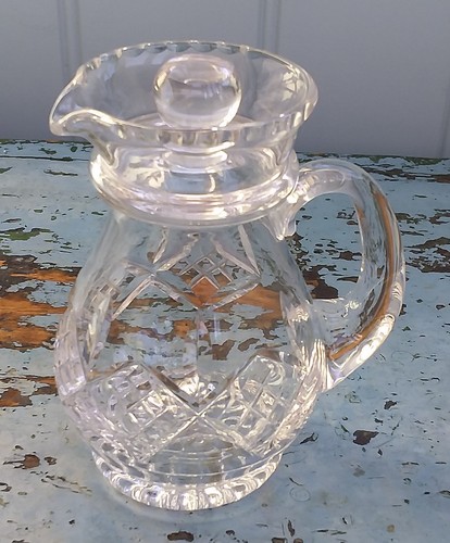 Vintage cut crystal whisky - cut,