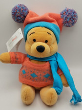 Disney Store Winnie The Pooh Plush Jumper Pooh Knitted Jumper Bobble Hat With...