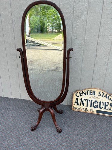 67612 antique oak cheval - 67612,