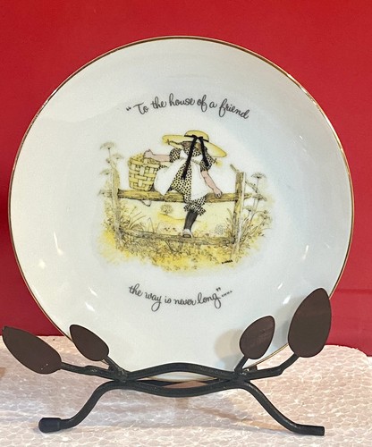 Holly hobbie porcelain plate - hobbie,