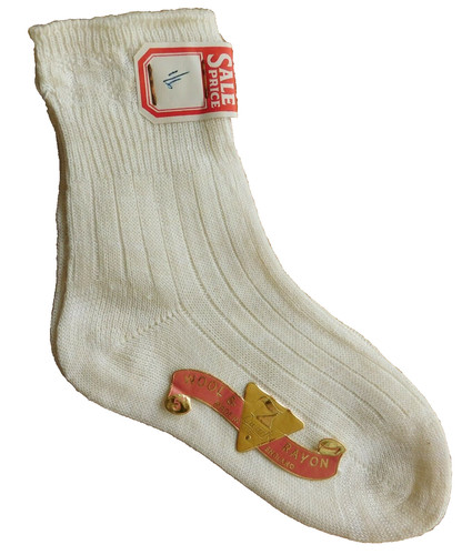 Vintage 1950s childrens socks