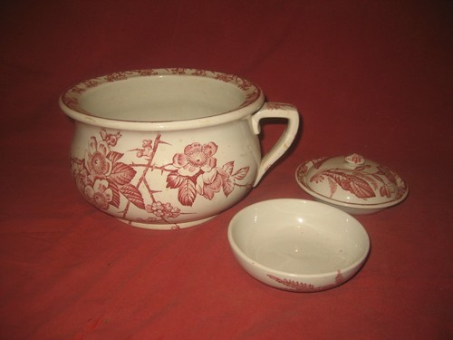 Vintage antique chamber pot
