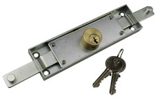 Roller Shutter Lock Narrow Style 155mm x 42mm Centre Shutter Lock Narrow