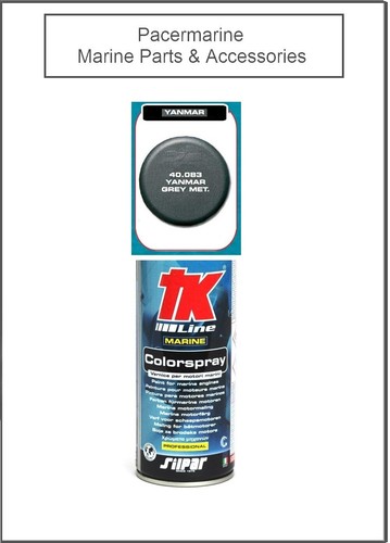 Yanmar grey 400ml marine - grey, spray
