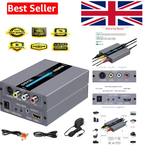 Rca video hdmi converter - rca, to