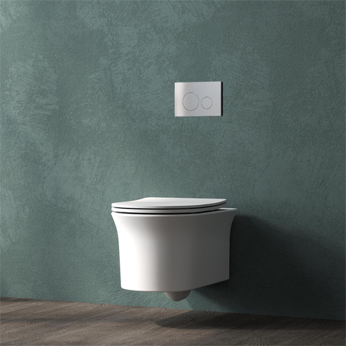 Aica modern rimless wall - rimless, hung