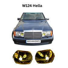 W124 reflector yellow fog lights Hella SET