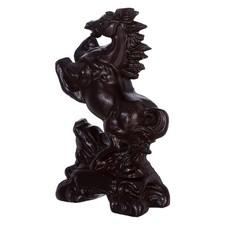 Wooden Carved Horse Figurine