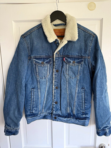 Levi men blue sherpa - blue,