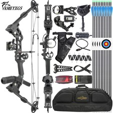 20-70lbs Archery Compound Bow Set Adjustbable Shooting Hunting Ault RH Left Hand