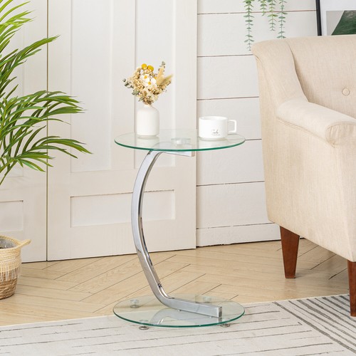 Small side table with bottom - side,