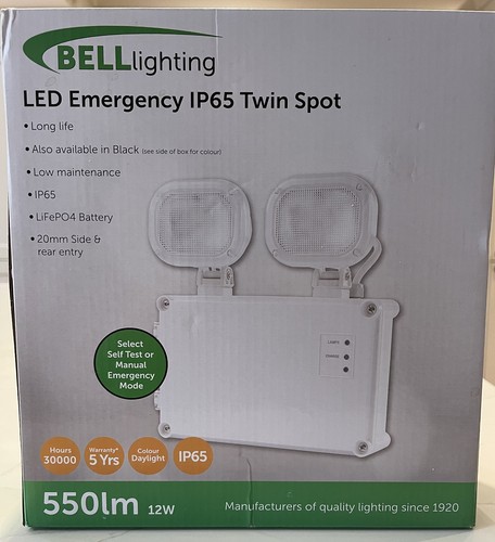 Led emergency twin - emergency, ip65