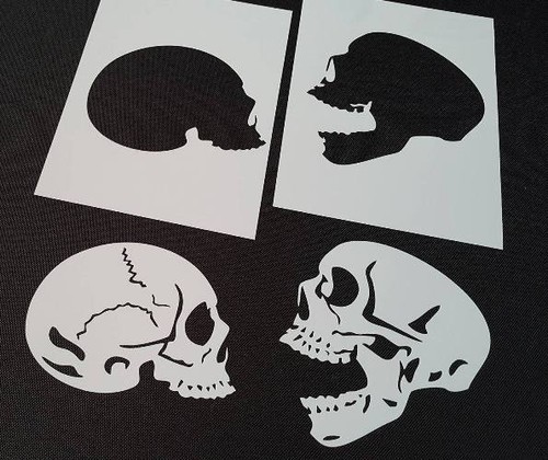 Set 2pcs skulls - #3, of