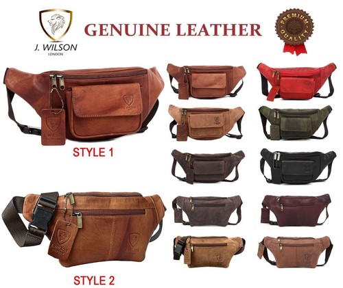 Genuine distressed leather bum - genuine,
