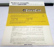 1973 Lincoln Town Car Eagle