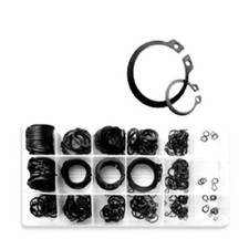 300 Pc Steel Snap Retaining Ring Hardware Assortment Set Kit With 18 Sizes