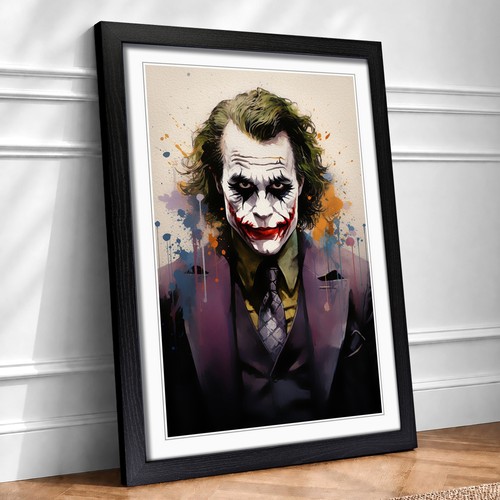 Joker conceptual framed - conceptual,