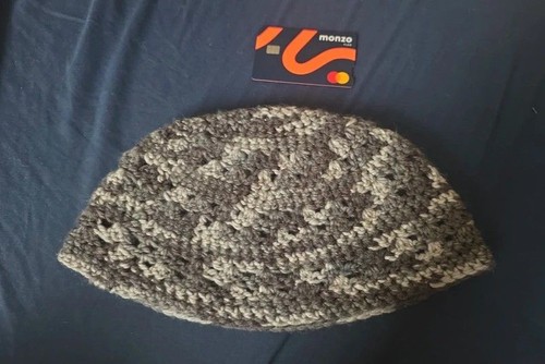 Handmade crocheted mens beanie - handmade,