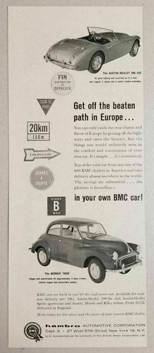 1959 print austin healy - 1959, ad