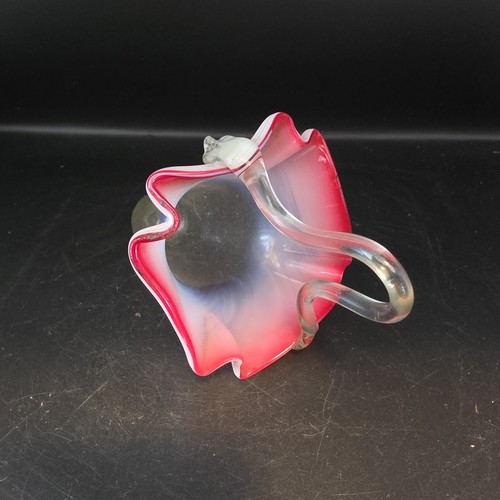 Antique cranberry and clear - antique,