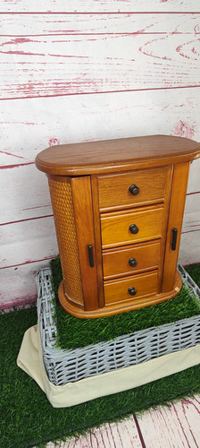 Wood wicker vintage - , jewellery