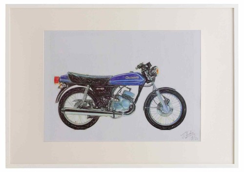 Kawasaki kh125 1982 framed - kawasaki,