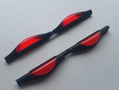 Door boot guard - protectors, red