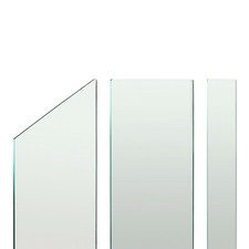 Axxys Reflections Glass Panel For Stair or Landing Staircase 8mm Toughened Glass