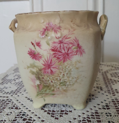Vintage blush porcelain posy - blush,