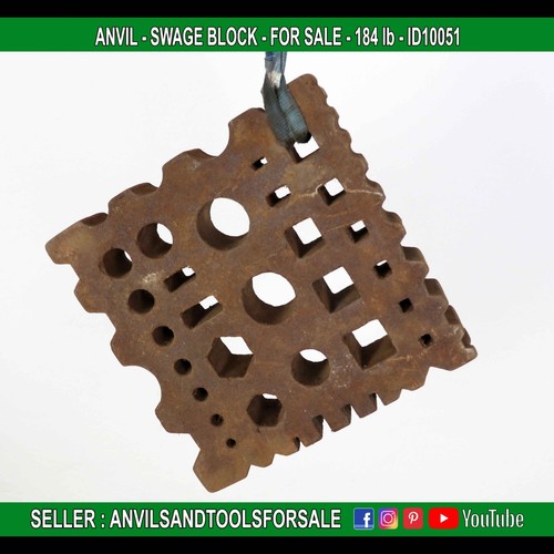 Anvil swage block 184 lb - swage,