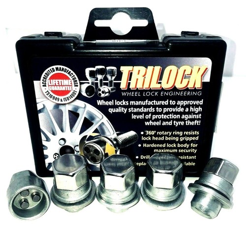 Alloy wheel locking - x, nuts