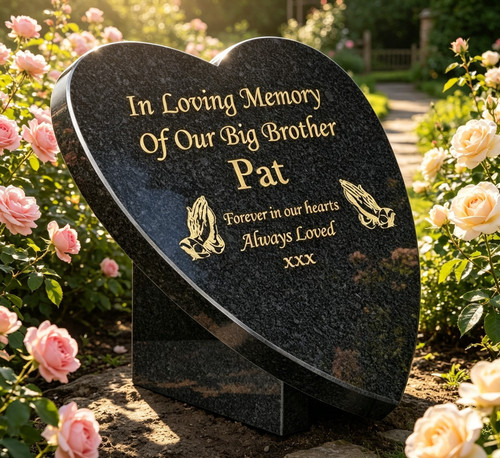 Personalised memorial grave - memorial,