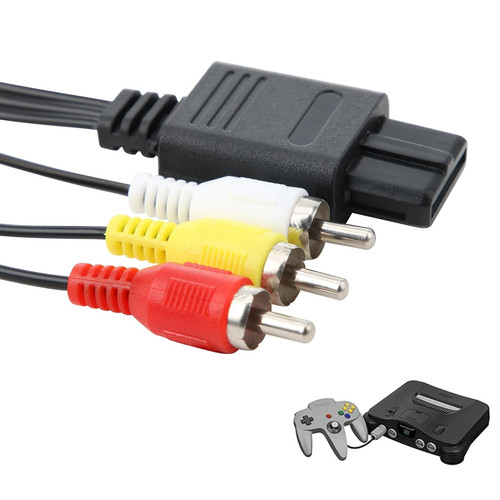N64 cable composite tv av - av, cable,