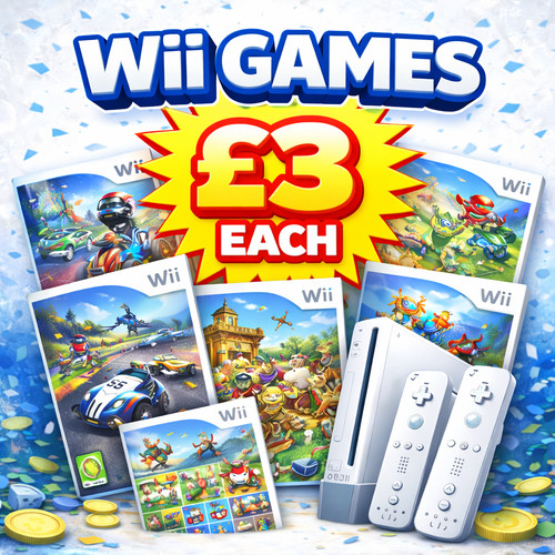 Nintendo wii games each - £3,
