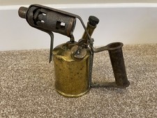 Vintage Brass Blow Torch Lamp