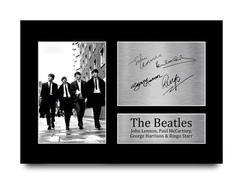 The beatles signed fab four - signed,